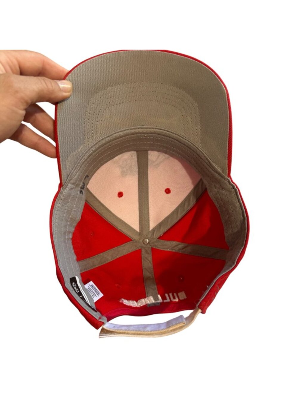Fresno State Bulldogs Nike Red Dri-Fit Adjustable Hat With Embroidered Logo & Sw - Picture 6 of 8